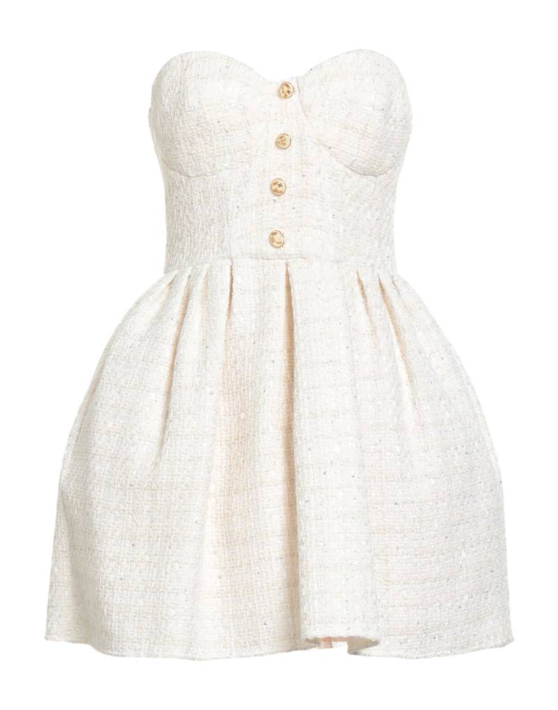 ELISABETTA FRANCHI Mini-kleid Damen Off white von ELISABETTA FRANCHI