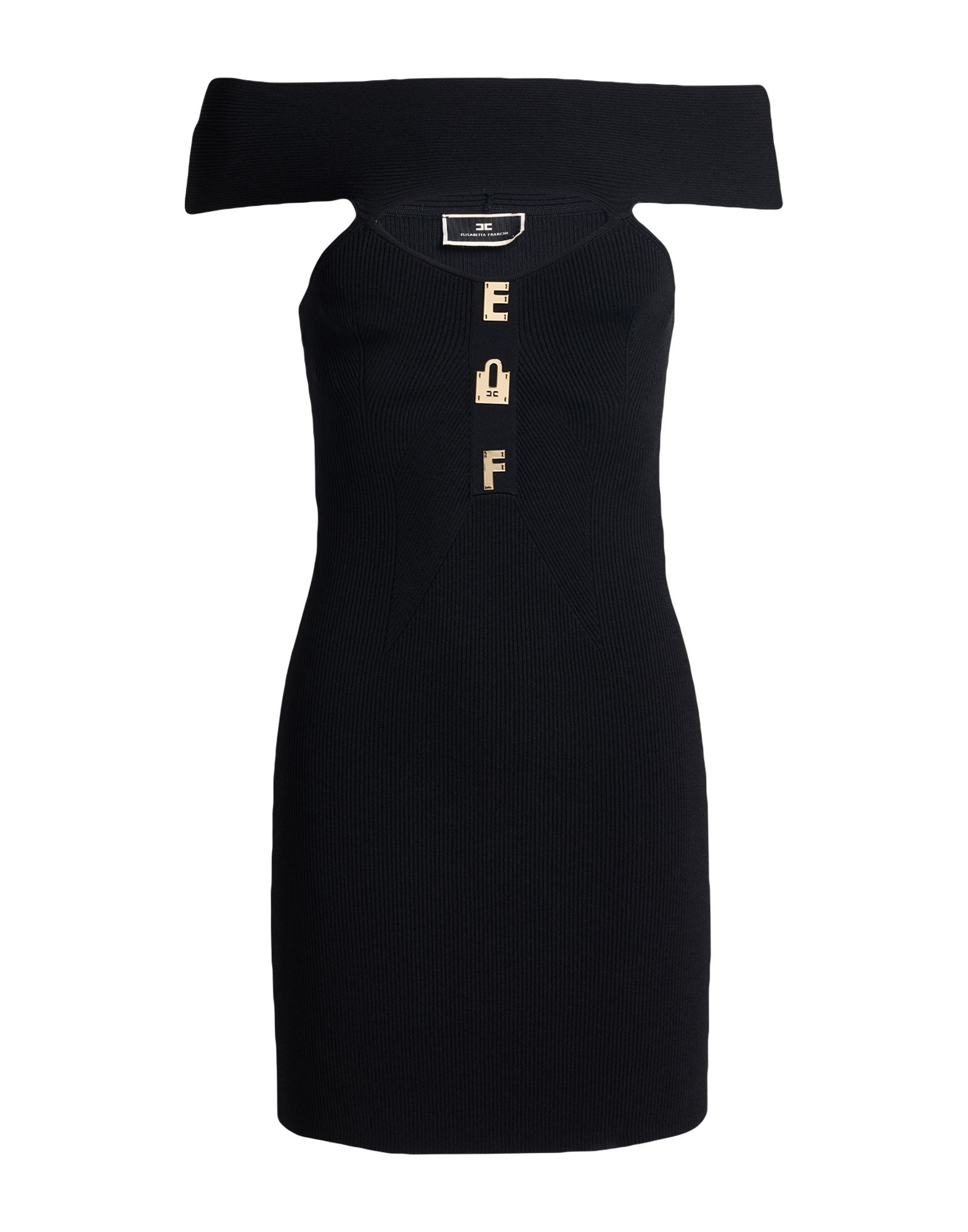 ELISABETTA FRANCHI Mini-kleid Damen Schwarz ELISABETTA FRANCHI Mini-kleid Damen Schwarz von ELISABETTA FRANCHI