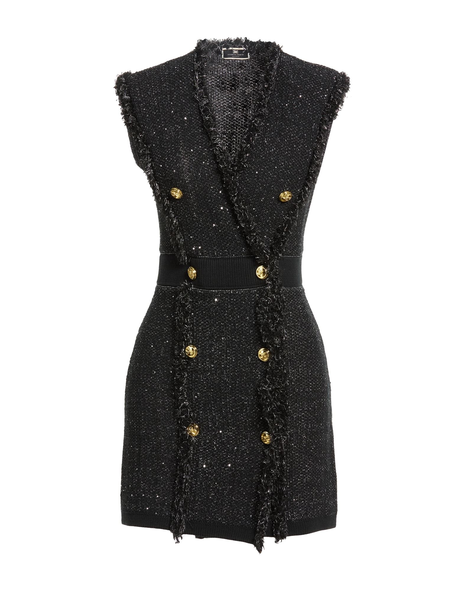 ELISABETTA FRANCHI Mini-kleid Damen Schwarz von ELISABETTA FRANCHI