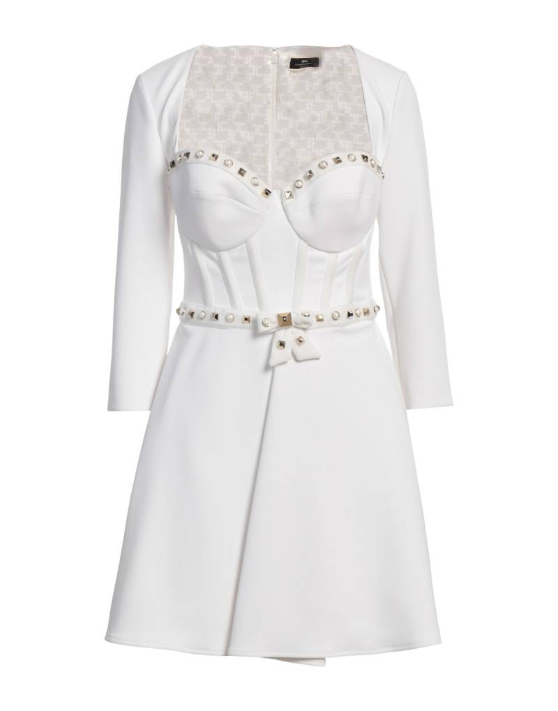 ELISABETTA FRANCHI Mini-kleid Damen Weiß von ELISABETTA FRANCHI