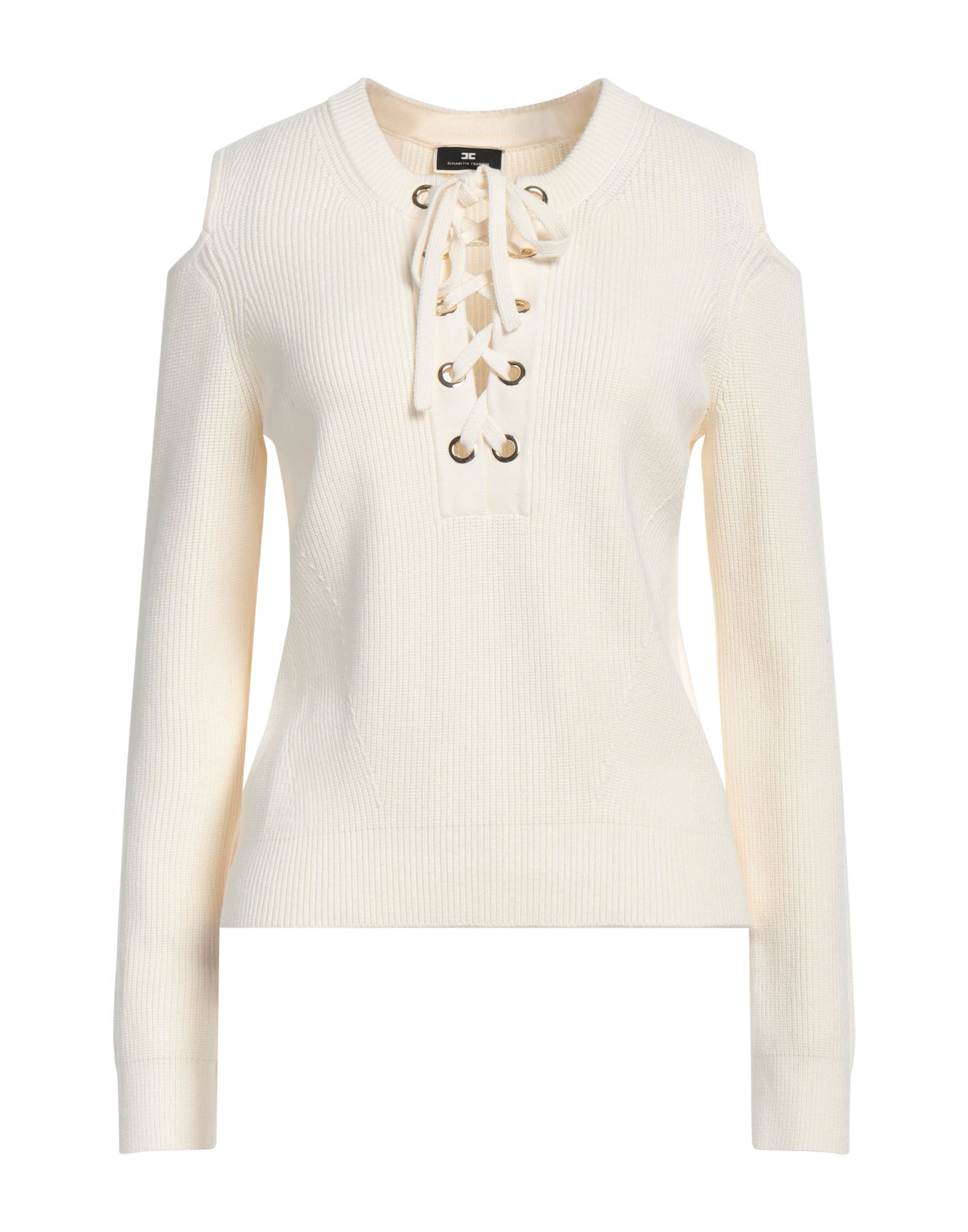 ELISABETTA FRANCHI Pullover Damen Cremeweiß von ELISABETTA FRANCHI