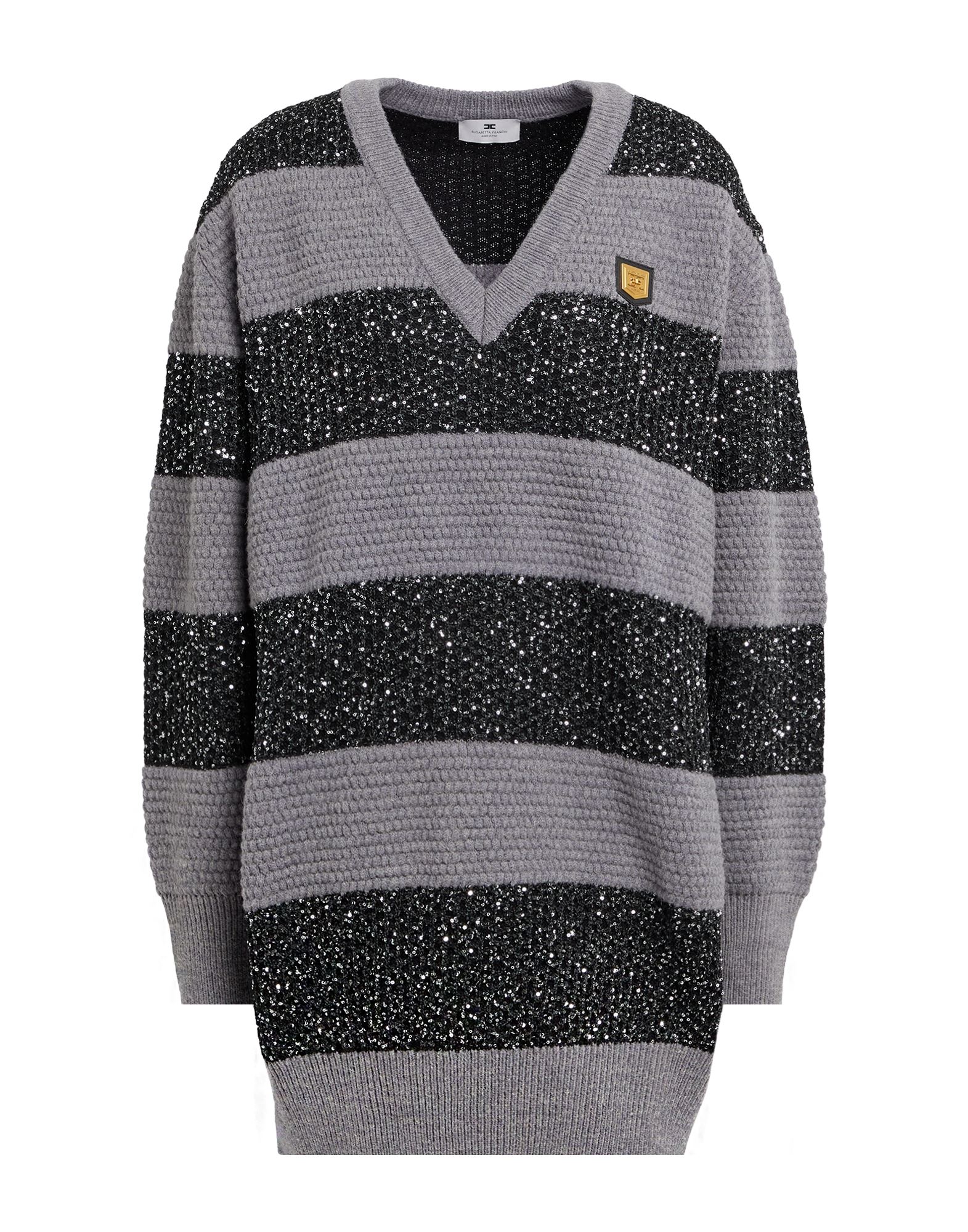 ELISABETTA FRANCHI Pullover Damen Grau von ELISABETTA FRANCHI