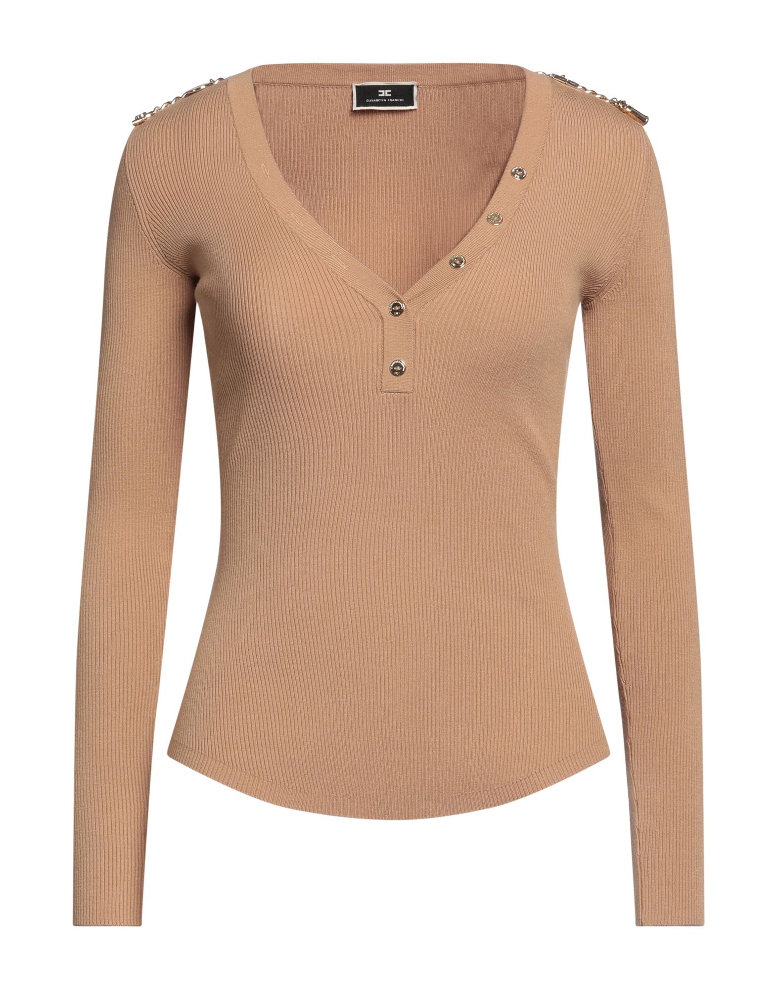 ELISABETTA FRANCHI Pullover Damen Sand von ELISABETTA FRANCHI