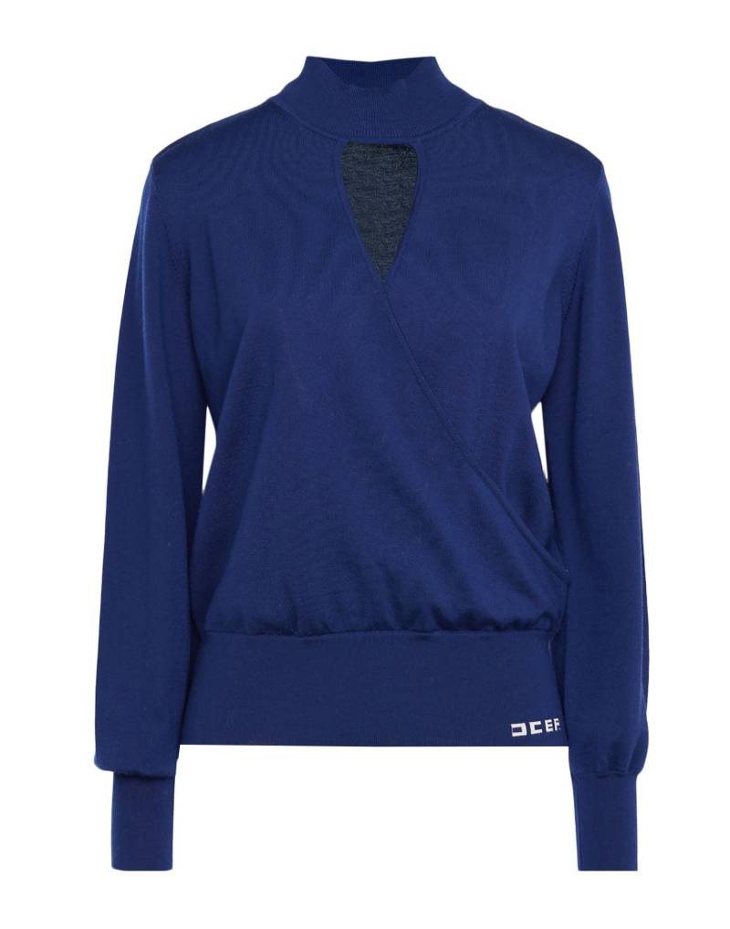 ELISABETTA FRANCHI Rollkragenpullover Damen Marineblau von ELISABETTA FRANCHI