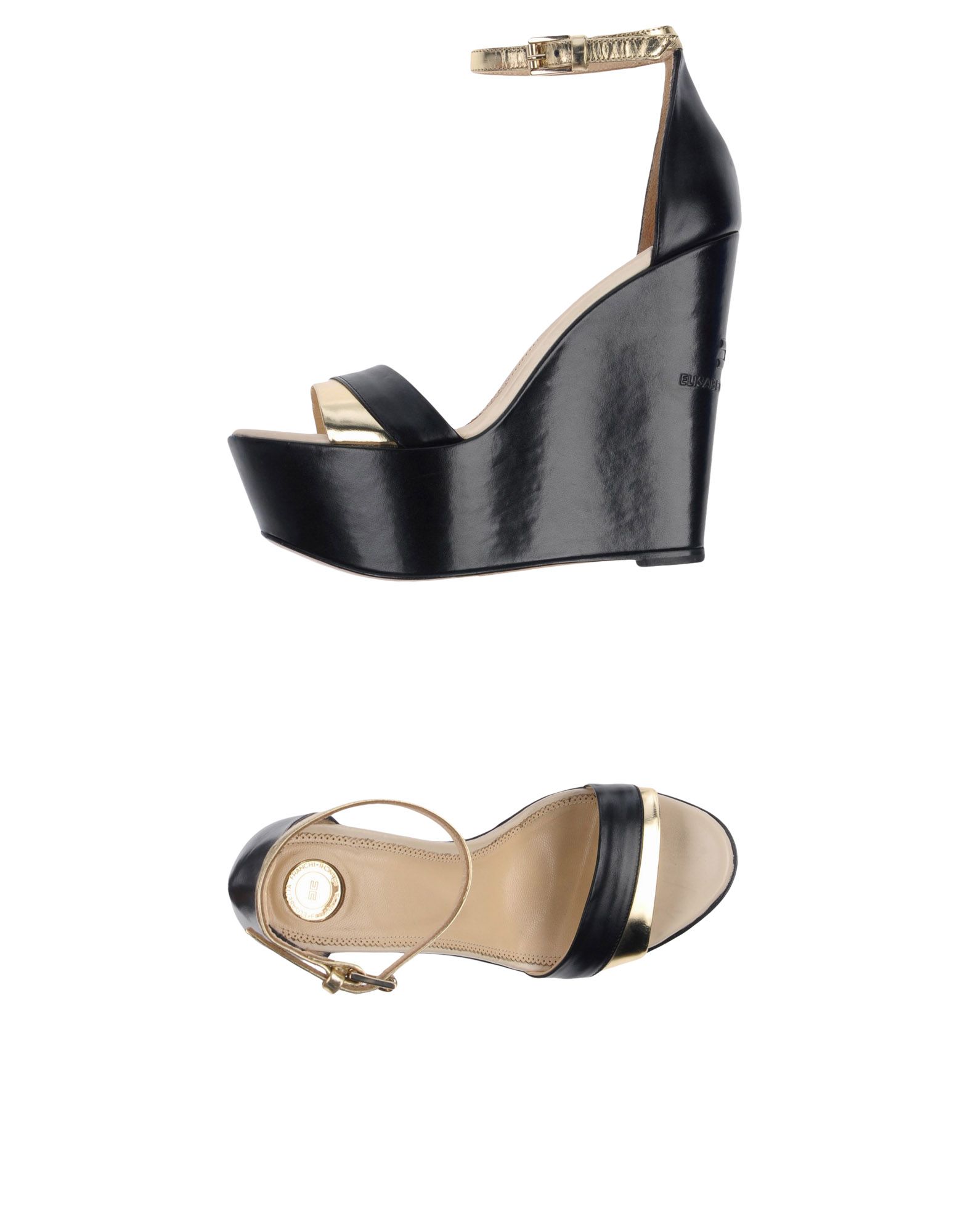 ELISABETTA FRANCHI Sandale Damen Schwarz von ELISABETTA FRANCHI