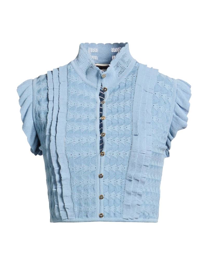 ELISABETTA FRANCHI Strickjacke Damen Hellblau von ELISABETTA FRANCHI