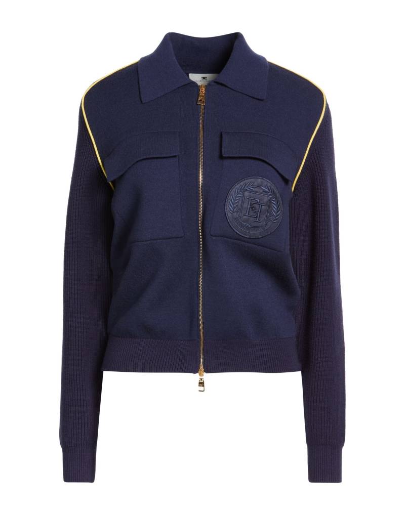 ELISABETTA FRANCHI Strickjacke Damen Marineblau von ELISABETTA FRANCHI