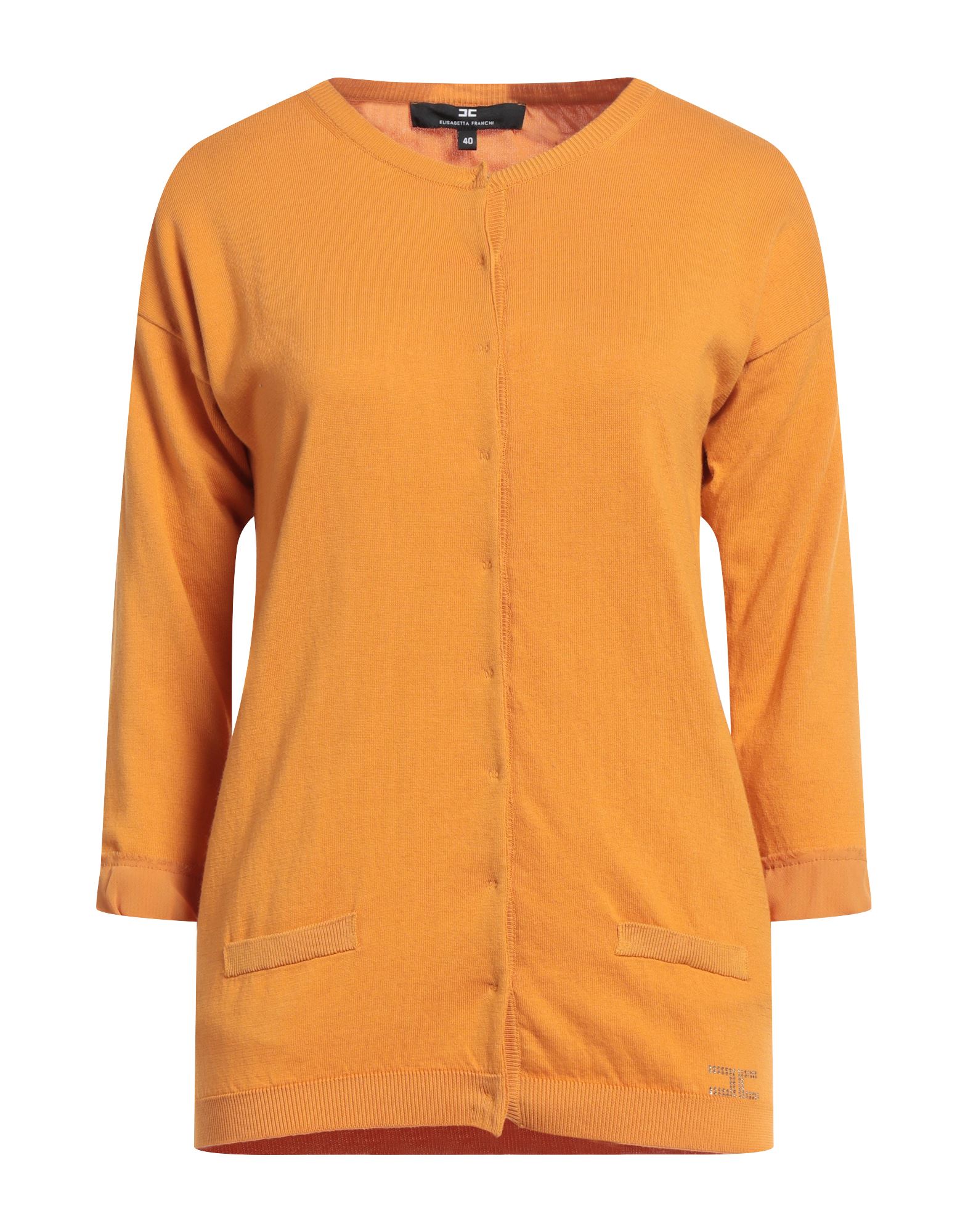 ELISABETTA FRANCHI Strickjacke Damen Orange von ELISABETTA FRANCHI