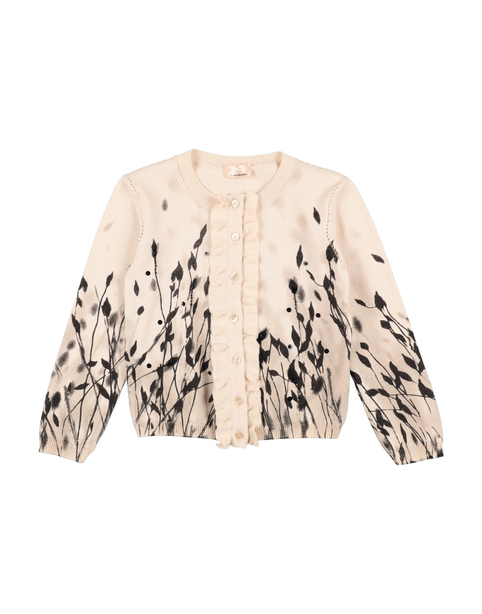 ELISABETTA FRANCHI Strickjacke Kinder Beige von ELISABETTA FRANCHI