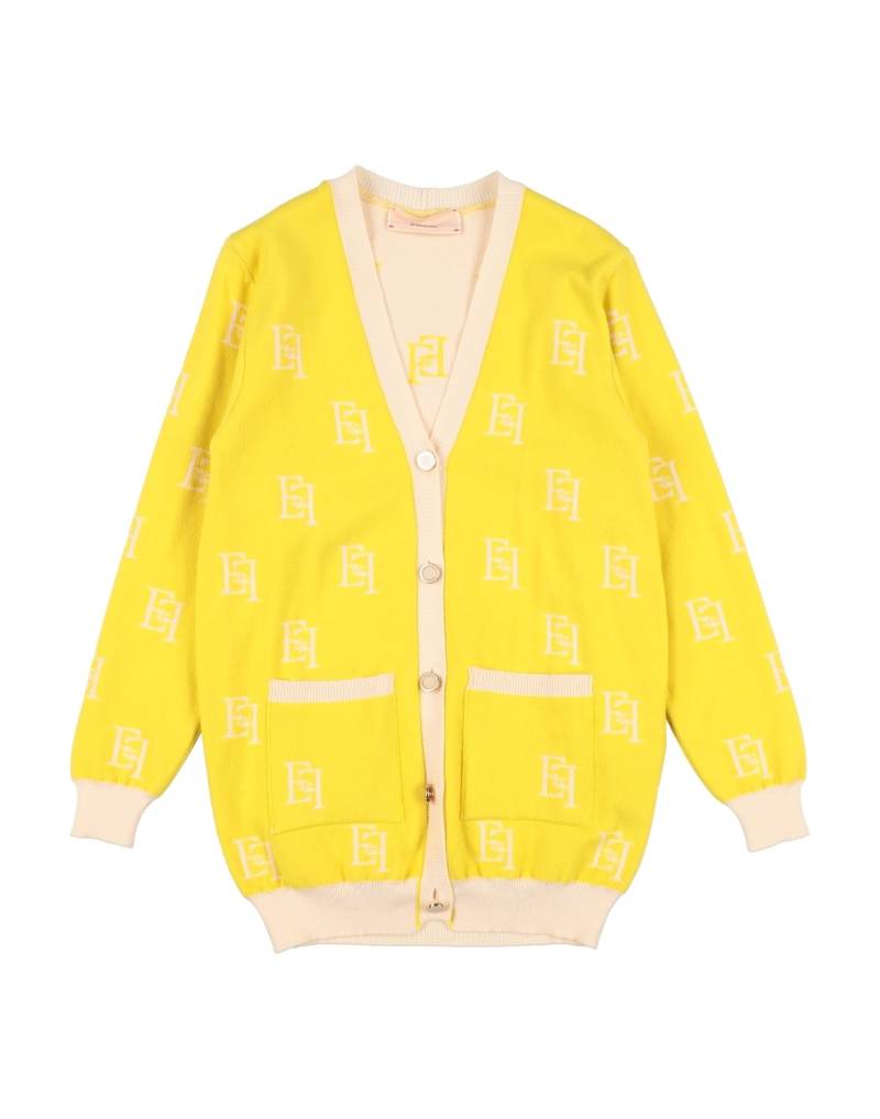 ELISABETTA FRANCHI Strickjacke Kinder Gelb von ELISABETTA FRANCHI