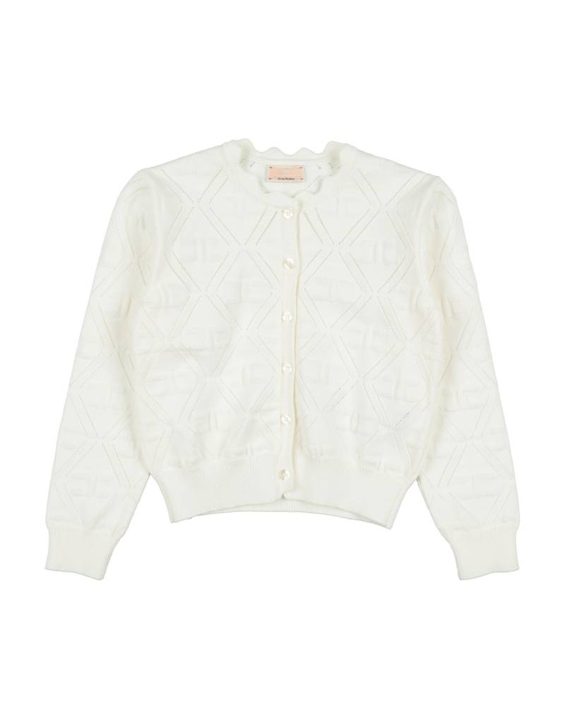 ELISABETTA FRANCHI Strickjacke Kinder Off white von ELISABETTA FRANCHI