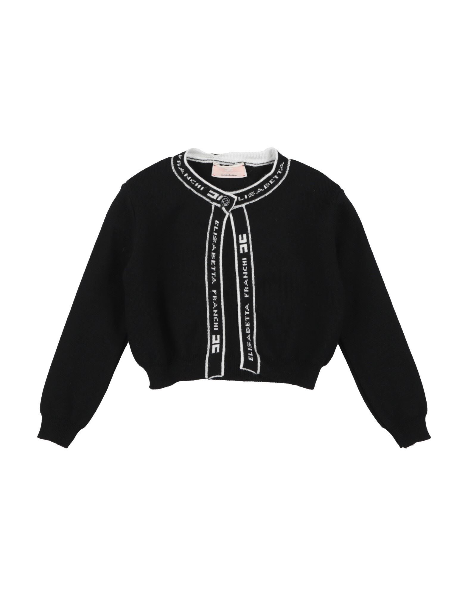 ELISABETTA FRANCHI Strickjacke Kinder Schwarz von ELISABETTA FRANCHI