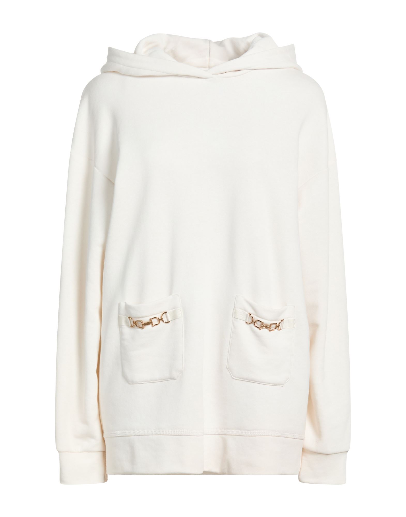 ELISABETTA FRANCHI Sweatshirt Damen Elfenbein von ELISABETTA FRANCHI