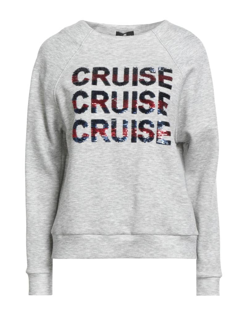 ELISABETTA FRANCHI Sweatshirt Damen Hellgrau von ELISABETTA FRANCHI