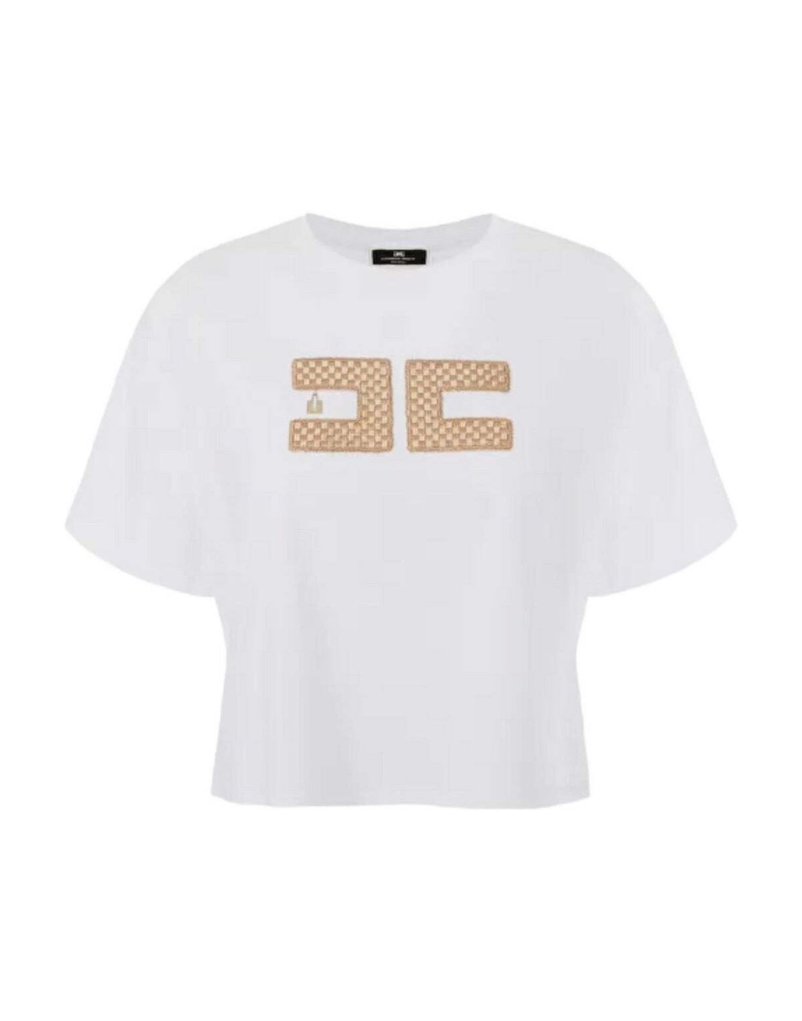 ELISABETTA FRANCHI T-shirts Damen Weiß von ELISABETTA FRANCHI