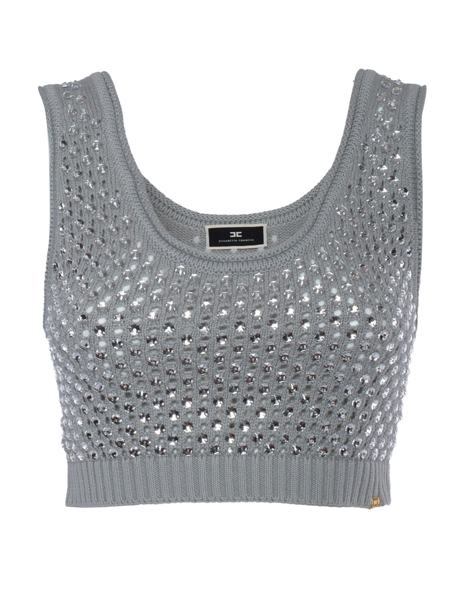 ELISABETTA FRANCHI Top Damen Grau von ELISABETTA FRANCHI