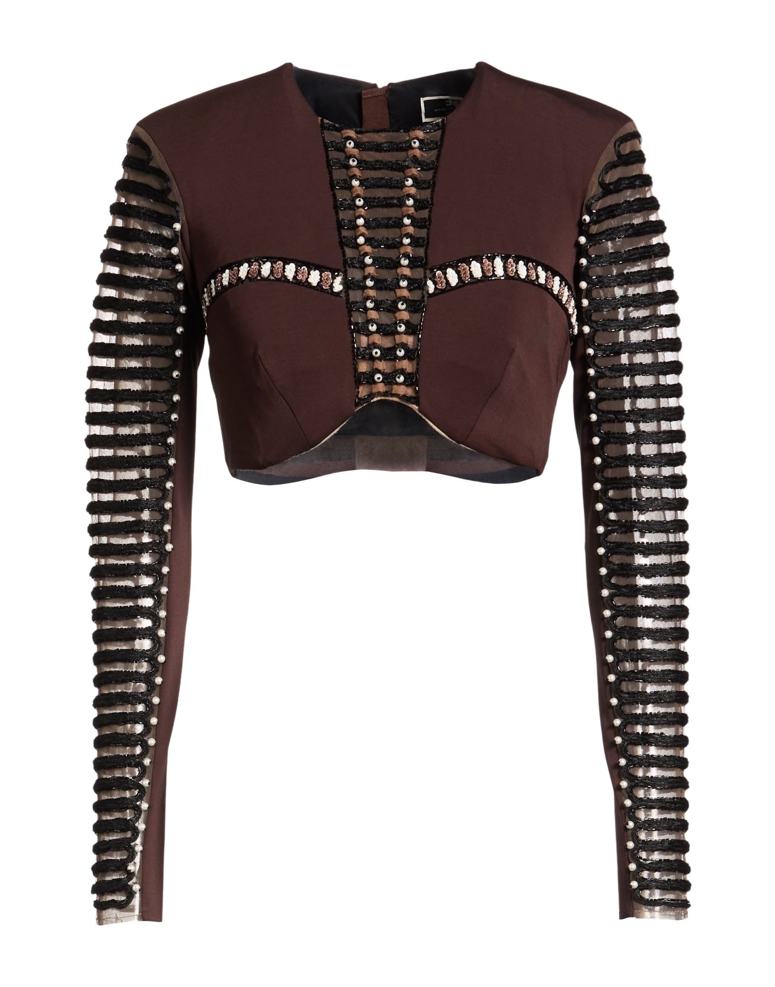 ELISABETTA FRANCHI Top Damen Schokobraun von ELISABETTA FRANCHI