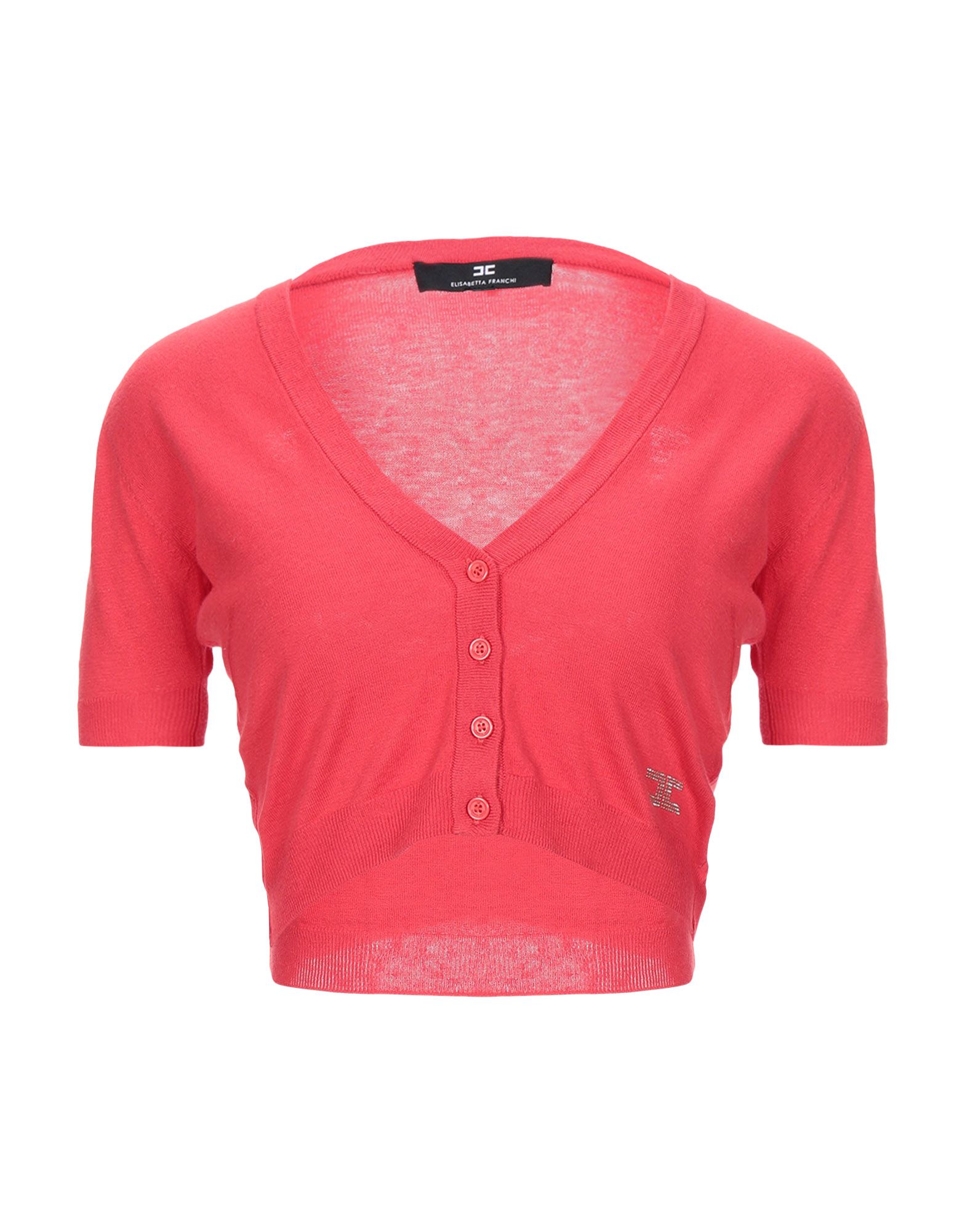 ELISABETTA FRANCHI Wickelpullover Damen Rot von ELISABETTA FRANCHI