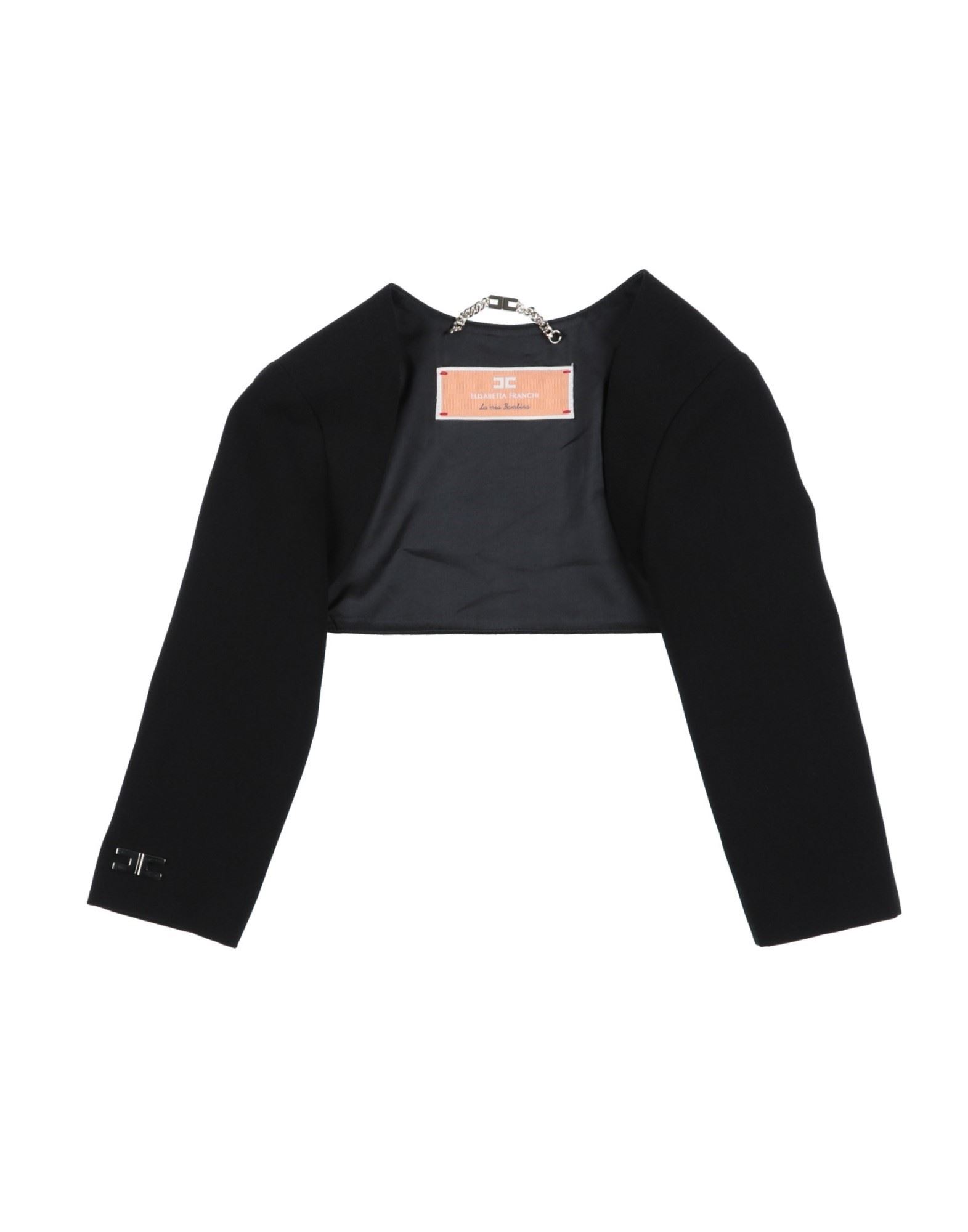 ELISABETTA FRANCHI Wickelpullover Kinder Schwarz von ELISABETTA FRANCHI