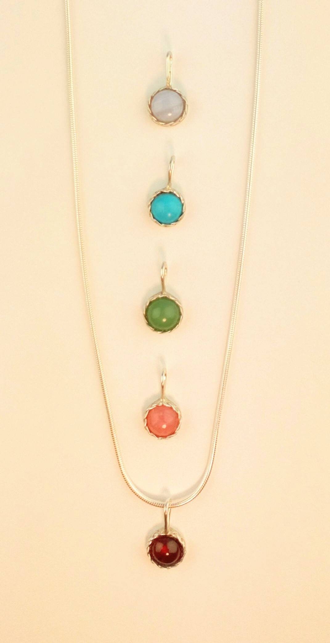 Anhänger Edelsteine Und Silber Anhänger Edelsteine Und Silber von ELIZdk