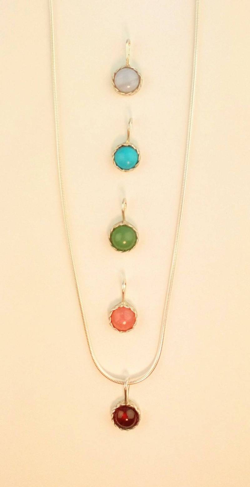 Anhänger Edelsteine Und Silber Anhänger Edelsteine Und Silber von ELIZdk