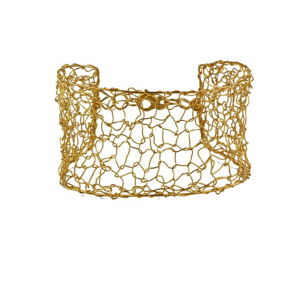 Elegantes Armband, Die "Susanne" in Gestrickt Vergoldet Versilbert Silber/Gold Elegantes Armband, Die "Susanne" in Gestrickt Vergoldet Versilbert Silber/Gold von ELIZdk