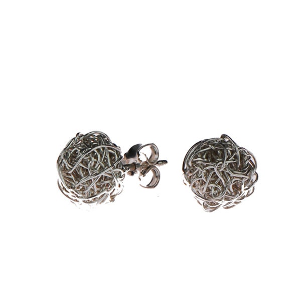 Ohrstecker "Nina" Gestrickt Silverballs Ohrstecker "Nina" Gestrickt Silverballs von ELIZdk