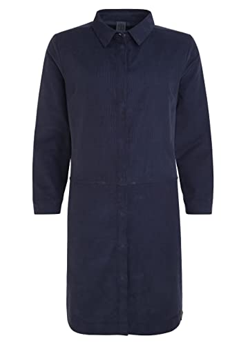 ELKLINE Damen Cord Kleid Mary-Anne | Hemdkleid Langarm Baumwolle 2059028, Größe:50, Farbe:darkblue von ELKLINE