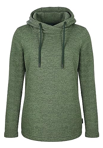 ELKLINE Damen Fleece Hoodie Venus | Kapuzenpullover tailliert geschnitten | Langarm weich und wärmend |2036015, Größe:38, Farbe:Soft Olive von ELKLINE