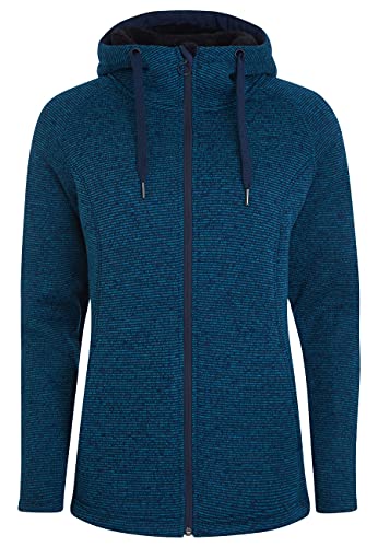 ELKLINE Damen Fleecejacke Fireplace 2014091, Größe:34, Farbe:blueshadow - black von ELKLINE