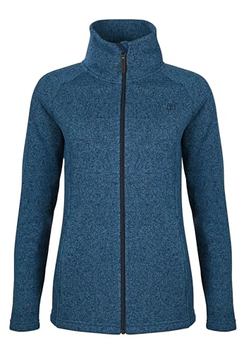 ELKLINE Damen Fleecejacke Promise | Übergangsjacke wärmend leicht tailliert mit Stehkragen 2014099, Größe:42, Farbe:seaportblue von ELKLINE