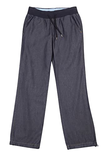 ELKLINE Damen Hose Todayonly | leichte Sommerhose Lang Causal Baumwolle 2062039, Größe:34, Farbe:darkdenim von ELKLINE