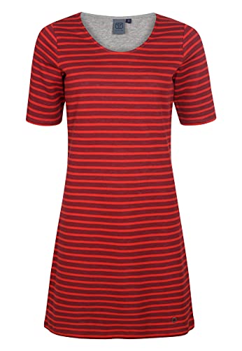 ELKLINE Damen Kleid Makemyday | Streifen Kurzarm Jerseykleid Sweatkleid | 2059015, Farbe:syrahred-auraorange, Größe:42 ELKLINE Damen Kleid Makemyday | Streifen Kurzarm Jerseykleid Sweatkleid | 2059015, Farbe:syrahred-auraorange, Größe:42 von ELKLINE