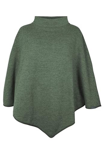 ELKLINE Damen Poncho Cozy Cape 8023065, Farbe:soft olive von ELKLINE