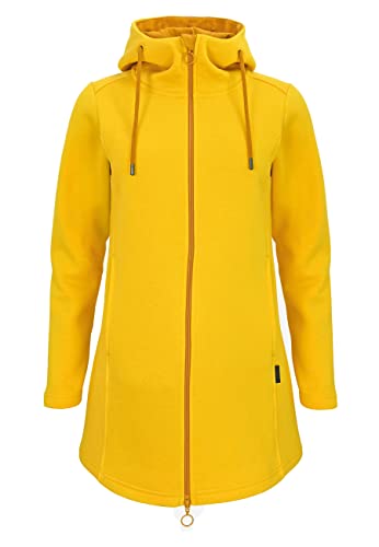 ELKLINE Damen Sweatmantel Lily 2020022, Farbe:lemon, Größe:40 von ELKLINE