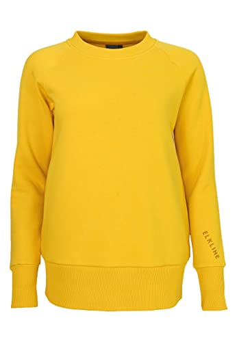 ELKLINE Damen Sweatshirt Balance 2030023, Größe:42, Farbe:Lemon von ELKLINE