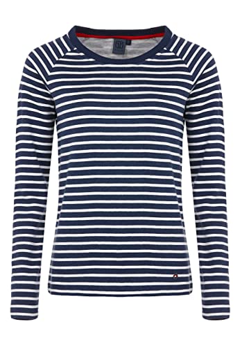 ELKLINE Damen Sweatshirt Tomorrow 2030029, Größe:48, Farbe:darkblue - White von ELKLINE