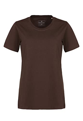 ELKLINE Damen T-Shirt Dauerwelle 2041171, Größe:44, Farbe:Chocolate von ELKLINE