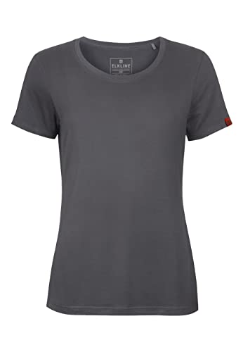 ELKLINE Damen T-Shirt Drive Fresh | Basic leicht tailliert sportlich atmungsaktiv 2041169, Größe:34, Farbe:Grey von ELKLINE