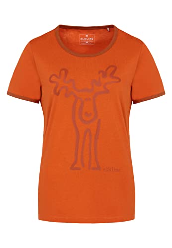 ELKLINE Damen T-Shirt Rudolfine 2041164, Farbe:DarkOrange - Rust orange, Größe:48 von ELKLINE