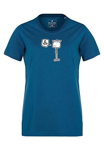 ELKLINE Damen T-Shirt Seemaen 2041174, Größe:38, Farbe:Blue Coral von ELKLINE