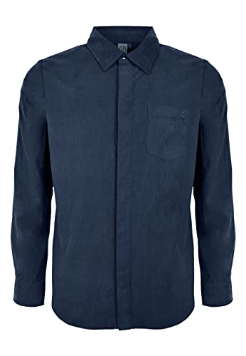 ELKLINE Herren Cord Hemd John-Boy 1050013, Größe:L, Farbe:darkblue von ELKLINE