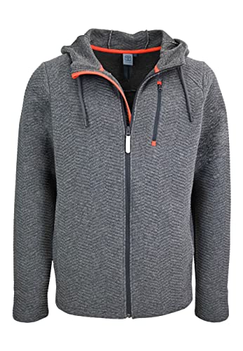 ELKLINE Herren Fleecejacke Day Off 1014086, Größe:XXL, Farbe:anthramelange von ELKLINE