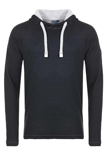 ELKLINE Herren Hoodie Memo | Streifen Kapuzenpullover 1031096, Farbe:Anthra - Black, Größe:3XL von ELKLINE