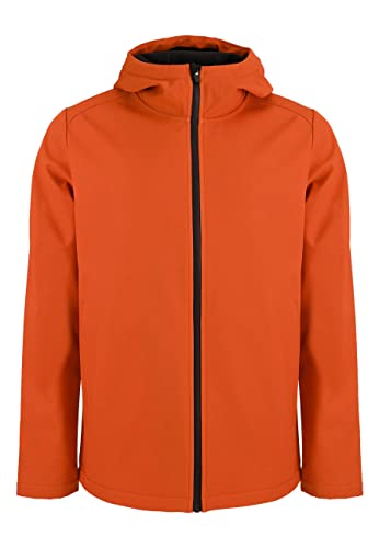 ELKLINE Herren Softshelljacke Serious | Übergangsjacke wasserabweisend mit Kapuze | 1013045, Farbe:mandarin, Größe:M von ELKLINE