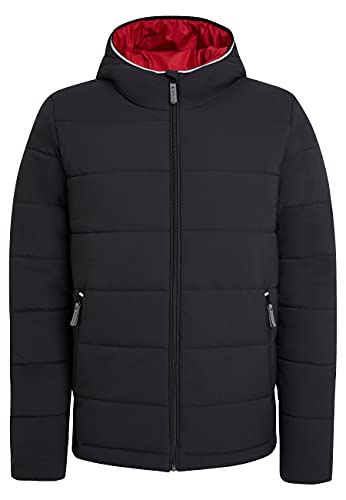 ELKLINE Herren Steppjacke Northern Comfort | wasserabweisend reflektierende Details | Kurzjacke 1011061, Farbe:black, Größe:XXL von ELKLINE