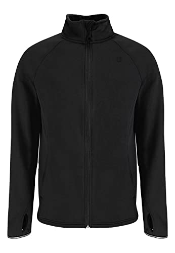 ELKLINE Herren Stretch Fleecejacke Rapid 1014085, Größe:L, Farbe:black von ELKLINE