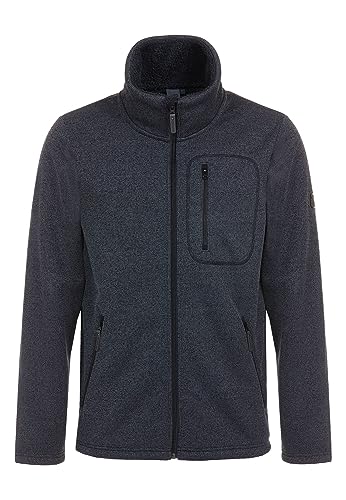 ELKLINE Herren Strickfleecejacke Fat Chance 1013043, Farbe:grey-black, Größe:XL von ELKLINE
