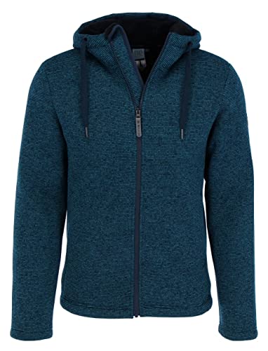 ELKLINE Herren Strickfleecejacke No Idea 1014074, Größe:3XL, Farbe:blueshadow - black von ELKLINE