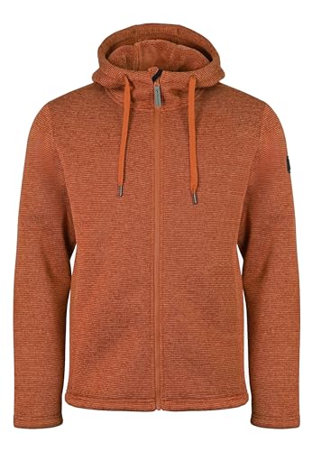 ELKLINE Herren Strickfleecejacke No Idea 1014074, Größe:L, Farbe:orange - burntochre von ELKLINE